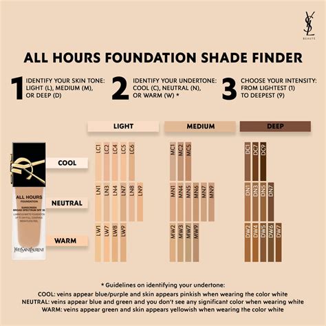 YSL foundation shade finder